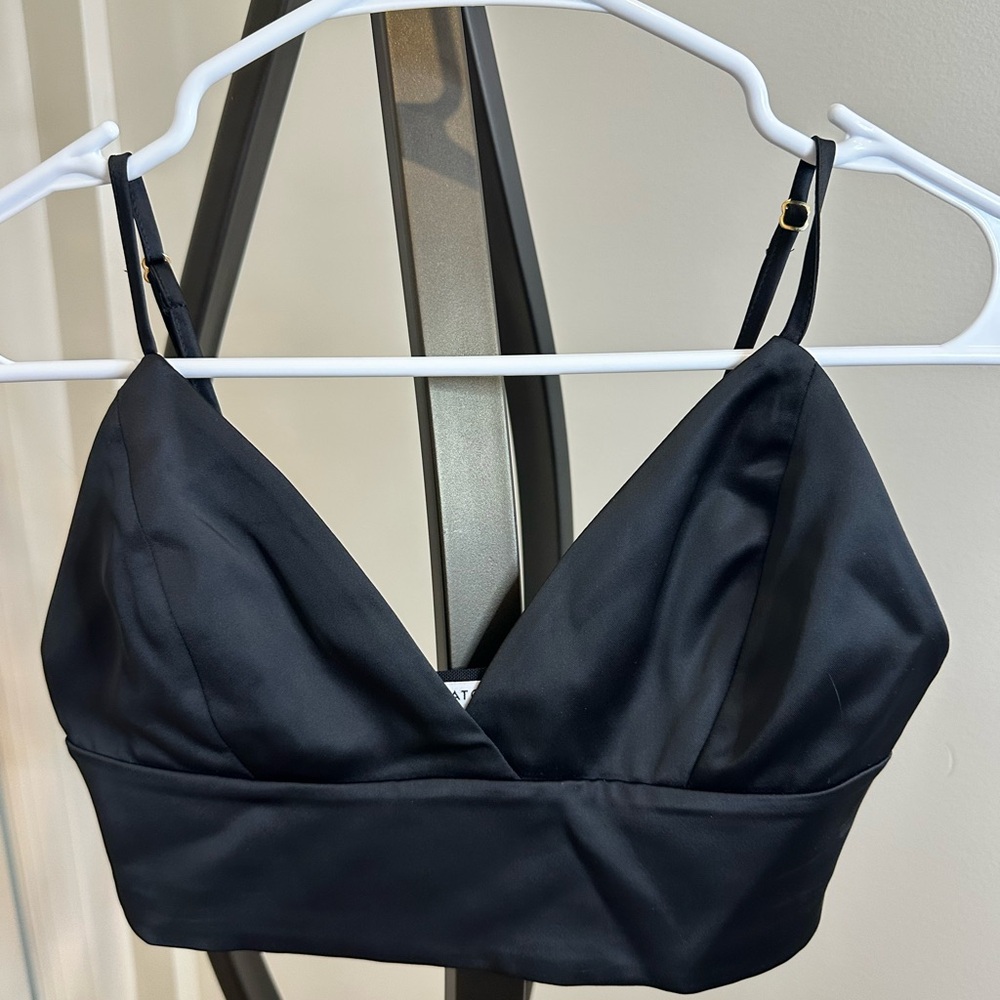 Babaton Midnight Satin Bralette